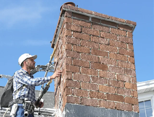 Brickwork for a chimney rebuild by Eastvale Chimney Sweep in Eastvale, CA