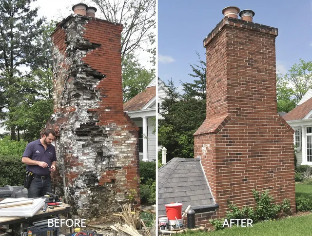 Eastvale Chimney Sweep performing a full chimney restoration in Eastvale, CA