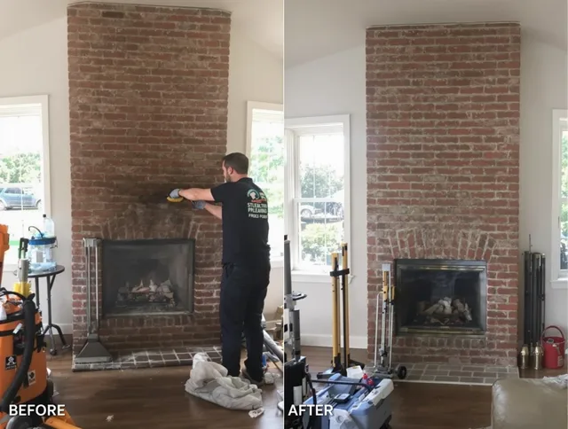 Finished chimney sweeping service by Eastvale Chimney Sweep in Eastvale, CA