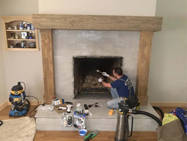 Detailed creosote removal process by Eastvale Chimney Sweep in Eastvale, CA