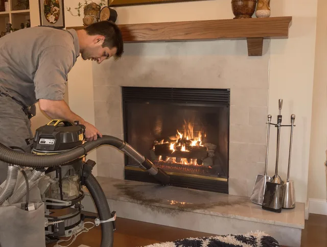 Routine fireplace upkeep by Eastvale Chimney Sweep in Eastvale, CA