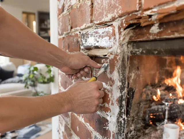 Routine fireplace repair by Eastvale Chimney Sweep in Eastvale, CA